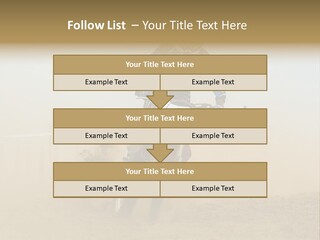 Race One Runner PowerPoint Template
