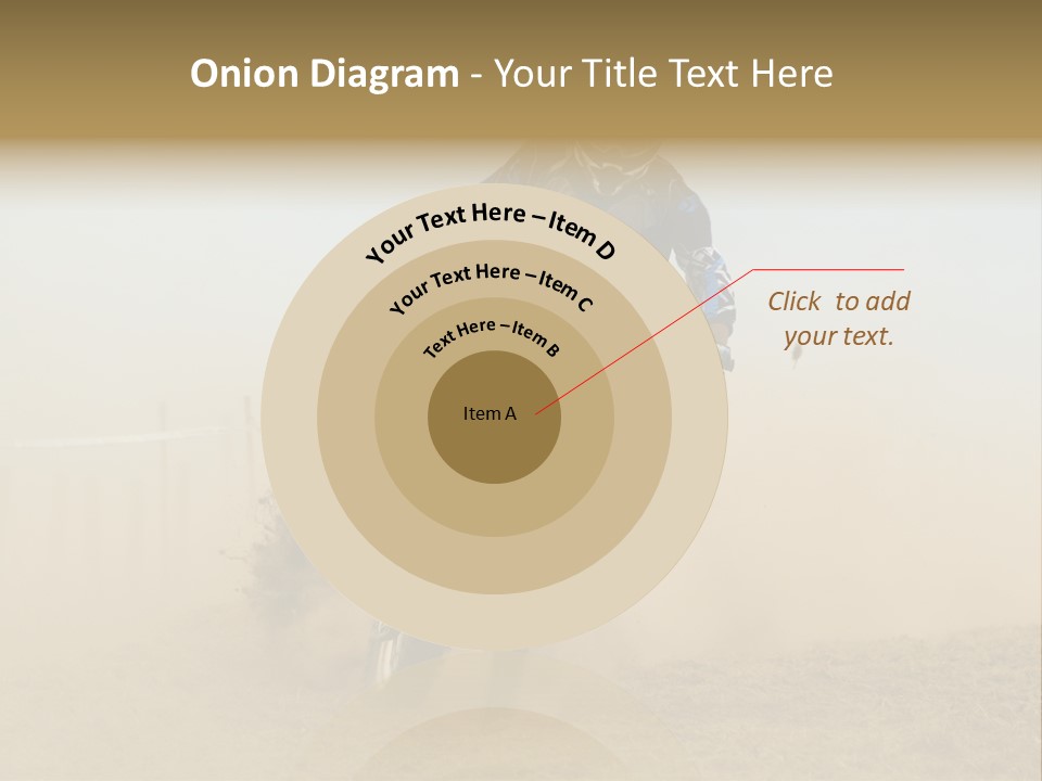 Race One Runner PowerPoint Template