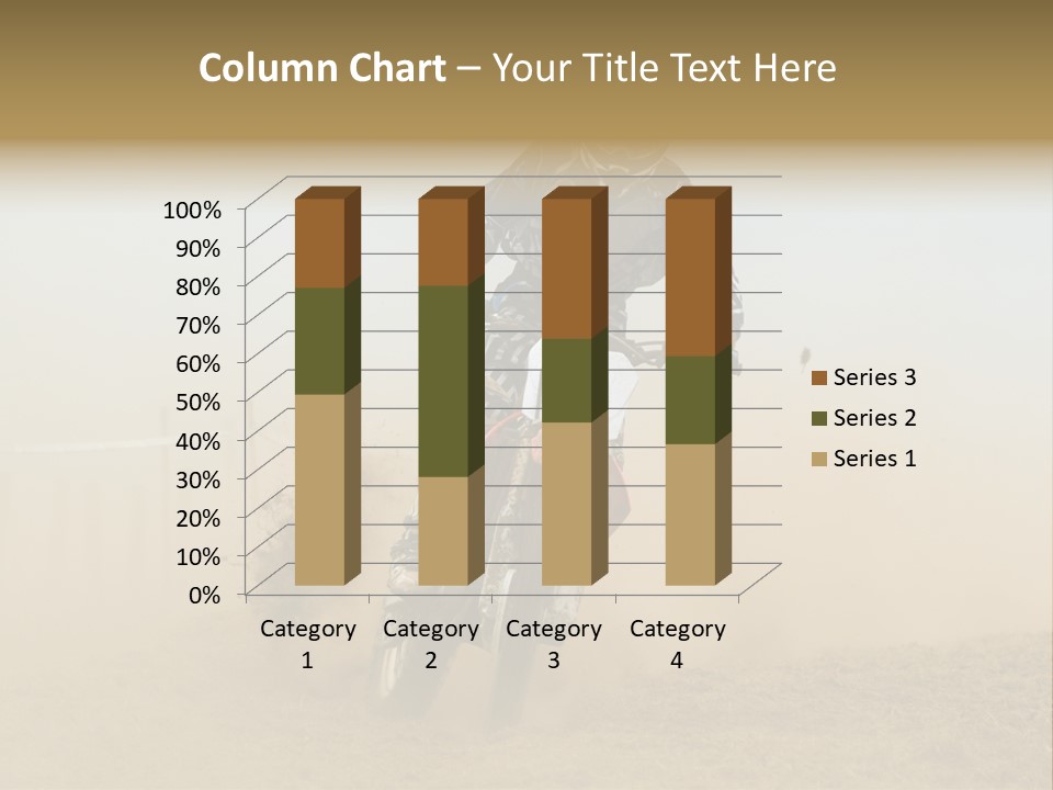 Race One Runner PowerPoint Template