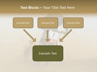 Race One Runner PowerPoint Template