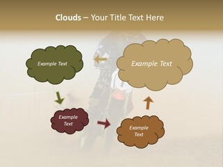 Race One Runner PowerPoint Template