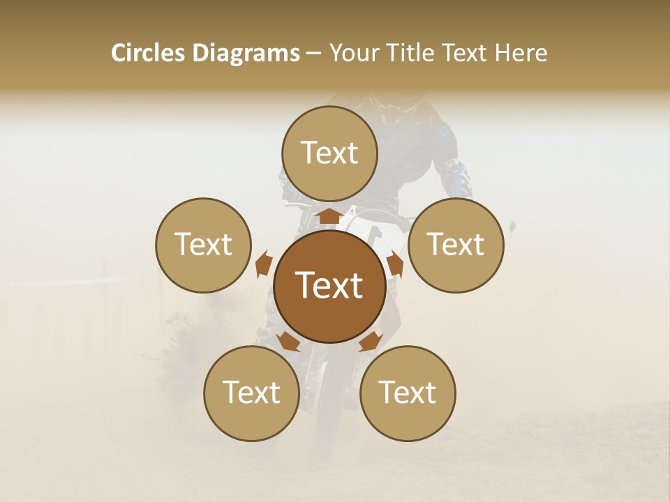 Race One Runner PowerPoint Template