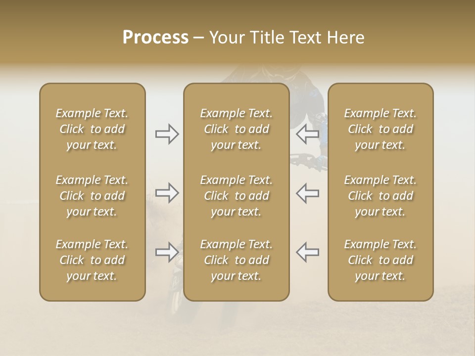 Race One Runner PowerPoint Template