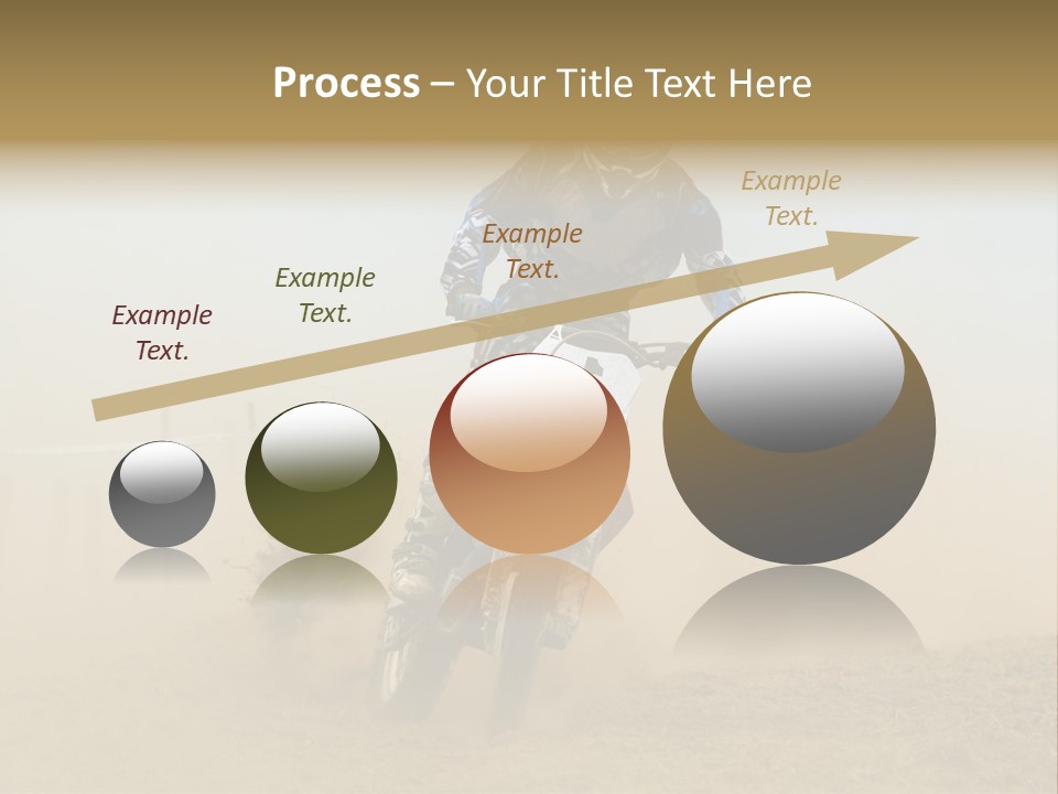 Race One Runner PowerPoint Template