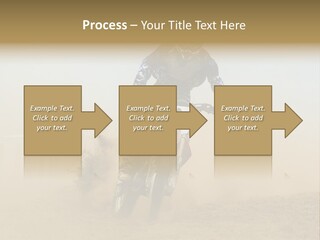 Race One Runner PowerPoint Template