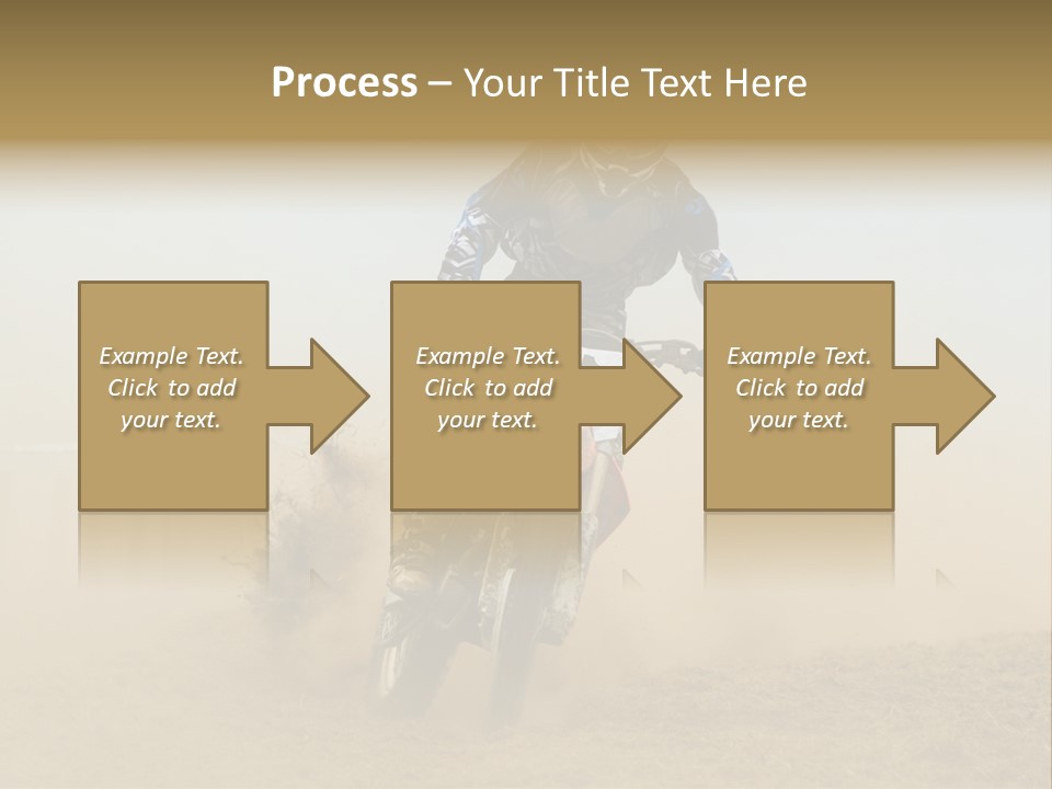 Race One Runner PowerPoint Template