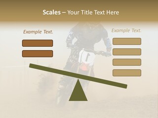 Race One Runner PowerPoint Template