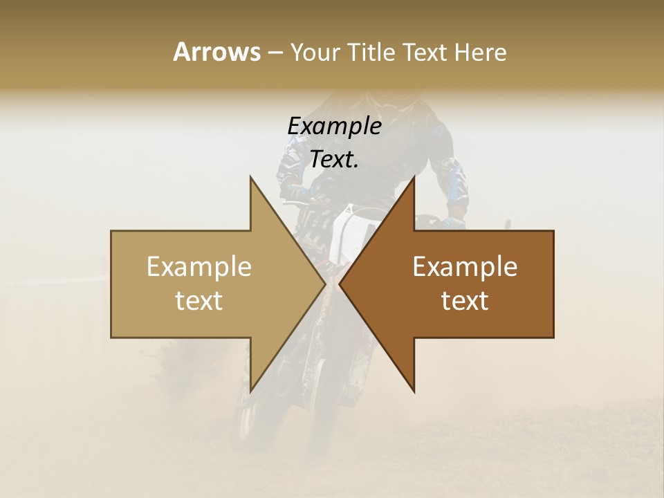 Race One Runner PowerPoint Template