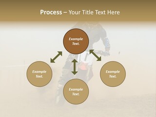 Race One Runner PowerPoint Template