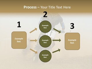 Race One Runner PowerPoint Template