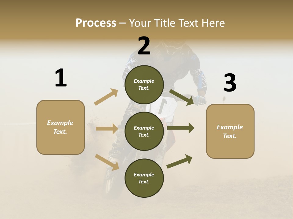 Race One Runner PowerPoint Template