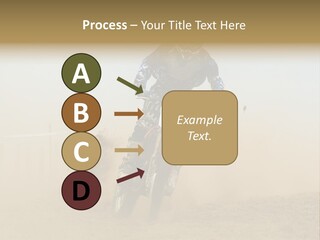 Race One Runner PowerPoint Template