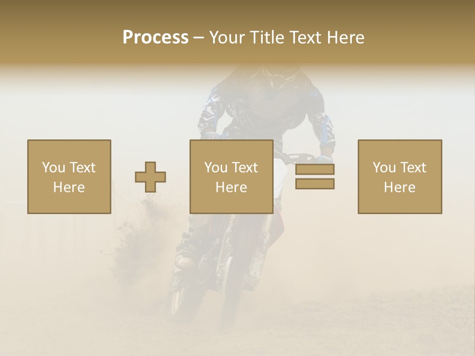 Race One Runner PowerPoint Template