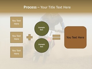 Race One Runner PowerPoint Template