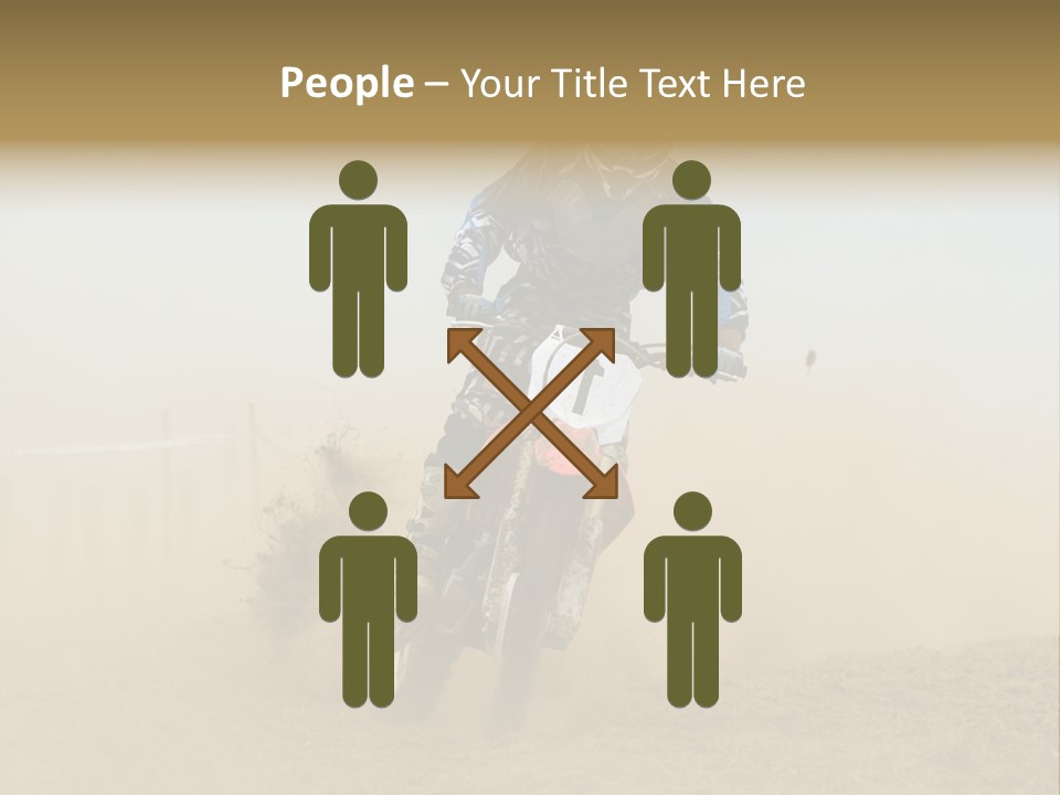 Race One Runner PowerPoint Template