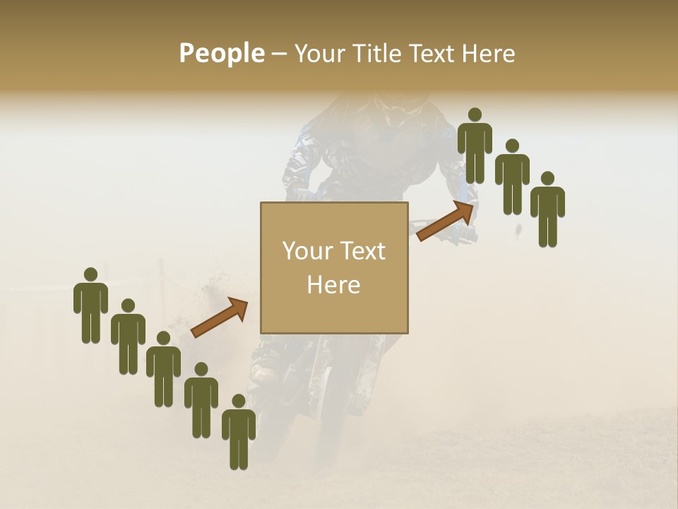 Race One Runner PowerPoint Template