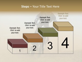 Race One Runner PowerPoint Template