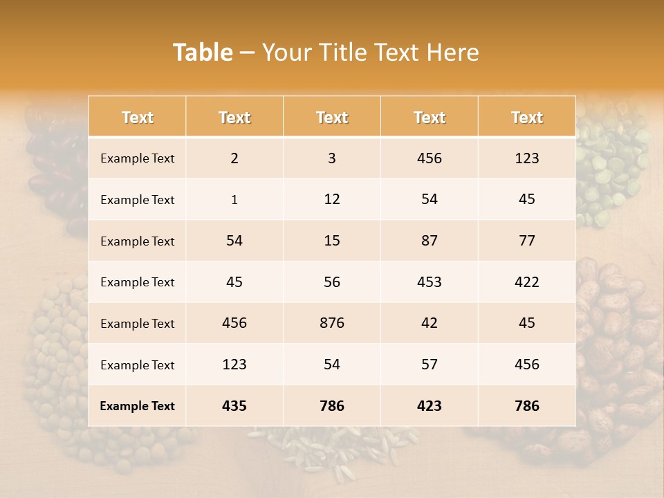 Soup Uncooked Isolated PowerPoint Template