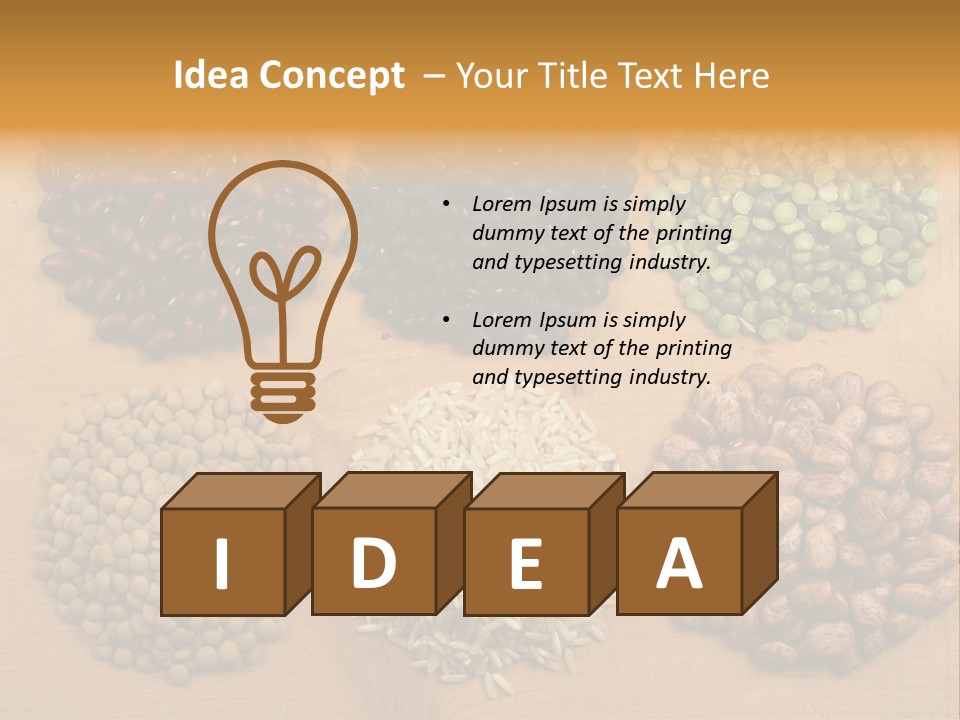 Soup Uncooked Isolated PowerPoint Template