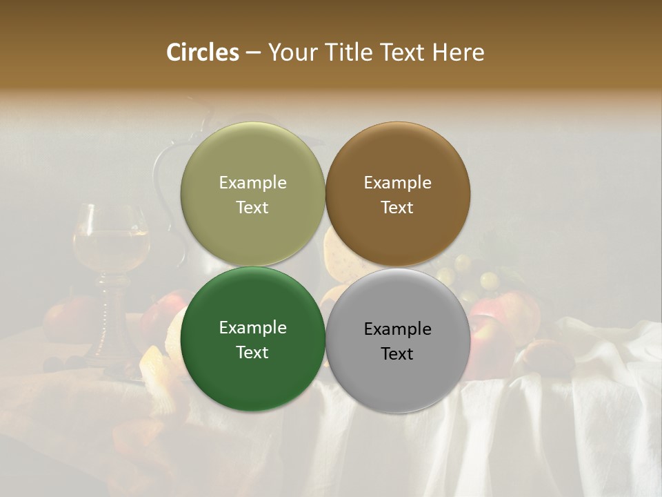 Walnut Tasty Unusual PowerPoint Template