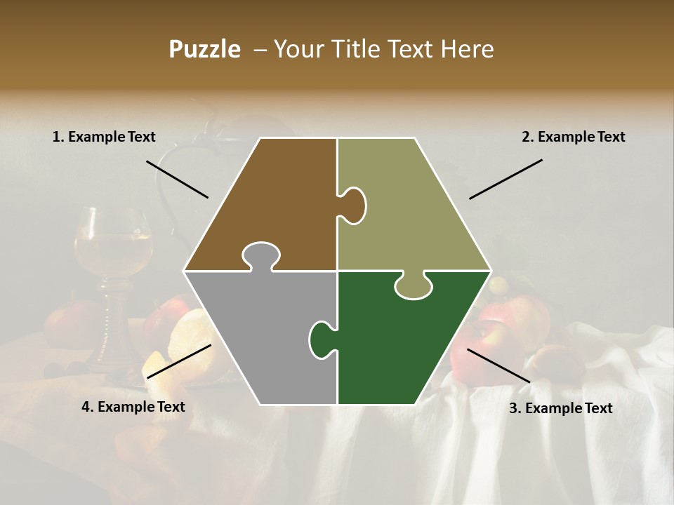 Walnut Tasty Unusual PowerPoint Template