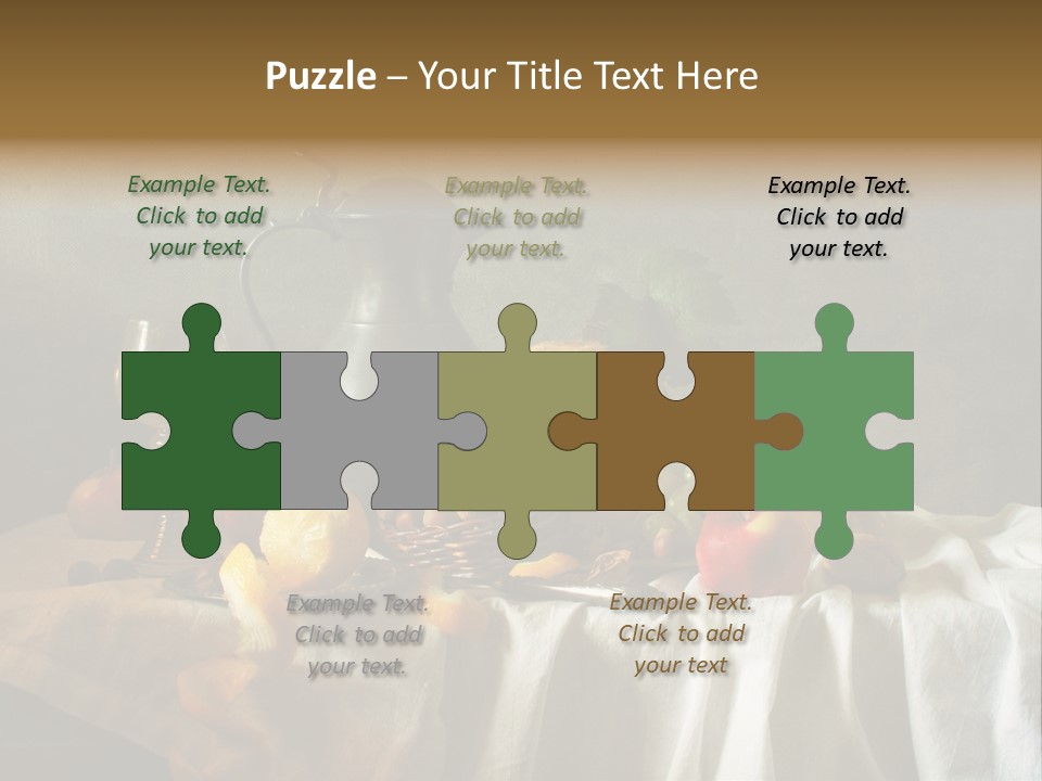 Walnut Tasty Unusual PowerPoint Template