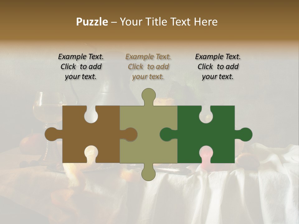 Walnut Tasty Unusual PowerPoint Template