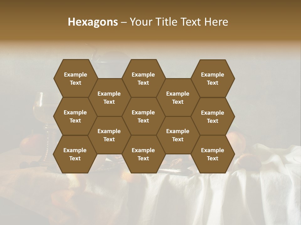 Walnut Tasty Unusual PowerPoint Template