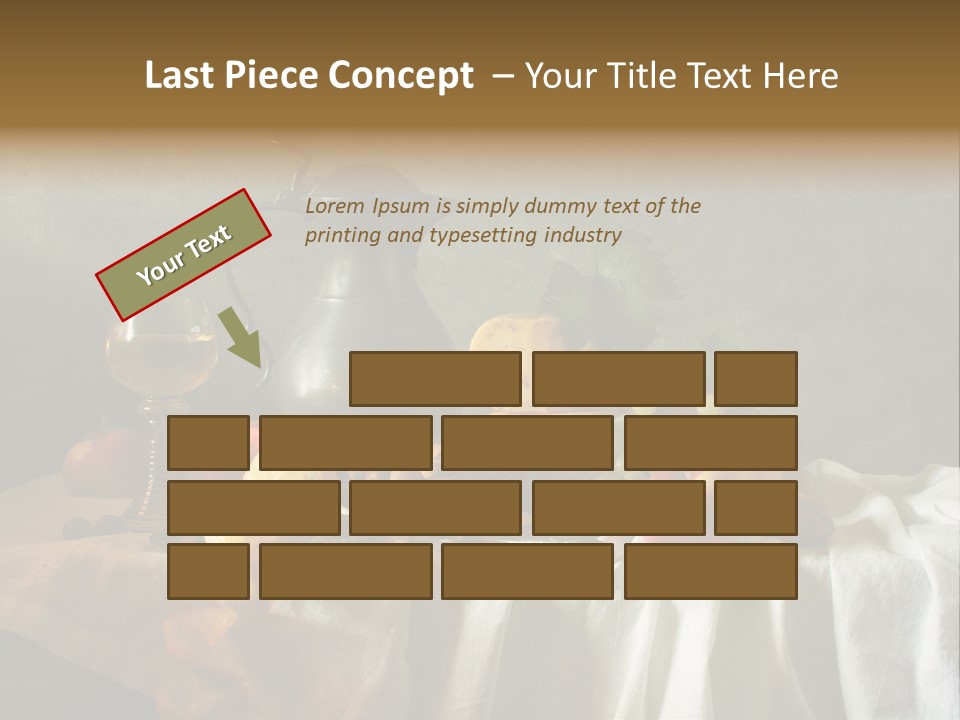 Walnut Tasty Unusual PowerPoint Template