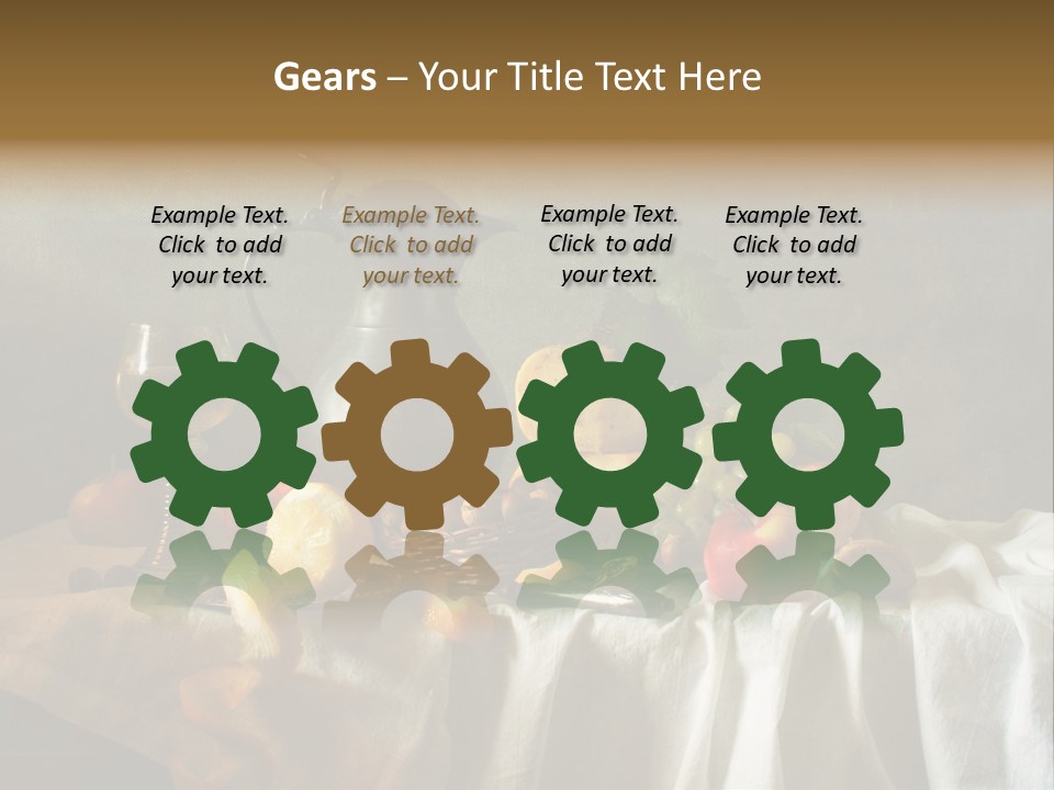 Walnut Tasty Unusual PowerPoint Template