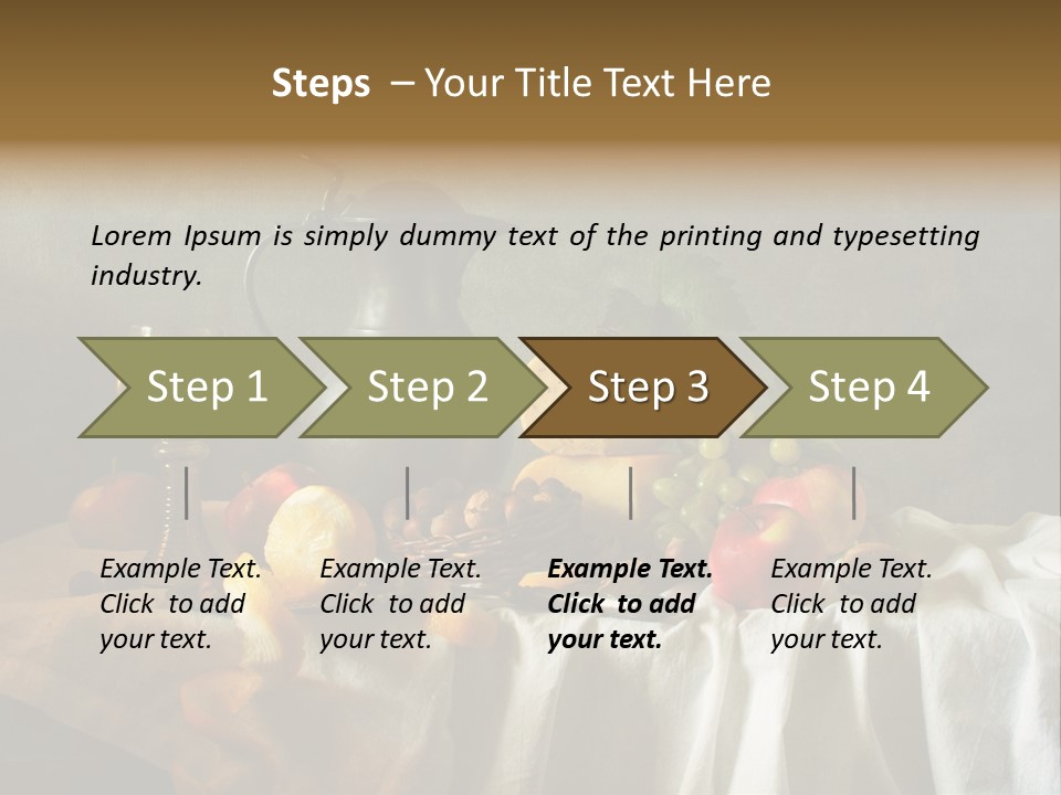 Walnut Tasty Unusual PowerPoint Template
