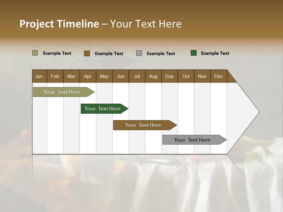 Walnut Tasty Unusual PowerPoint Template
