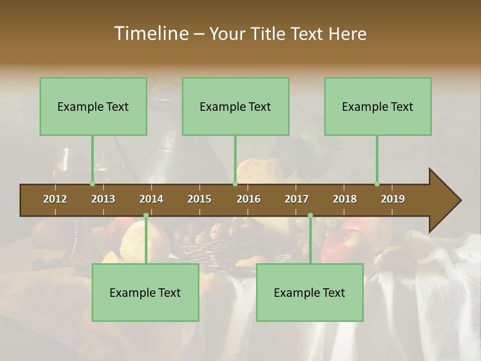 Walnut Tasty Unusual PowerPoint Template