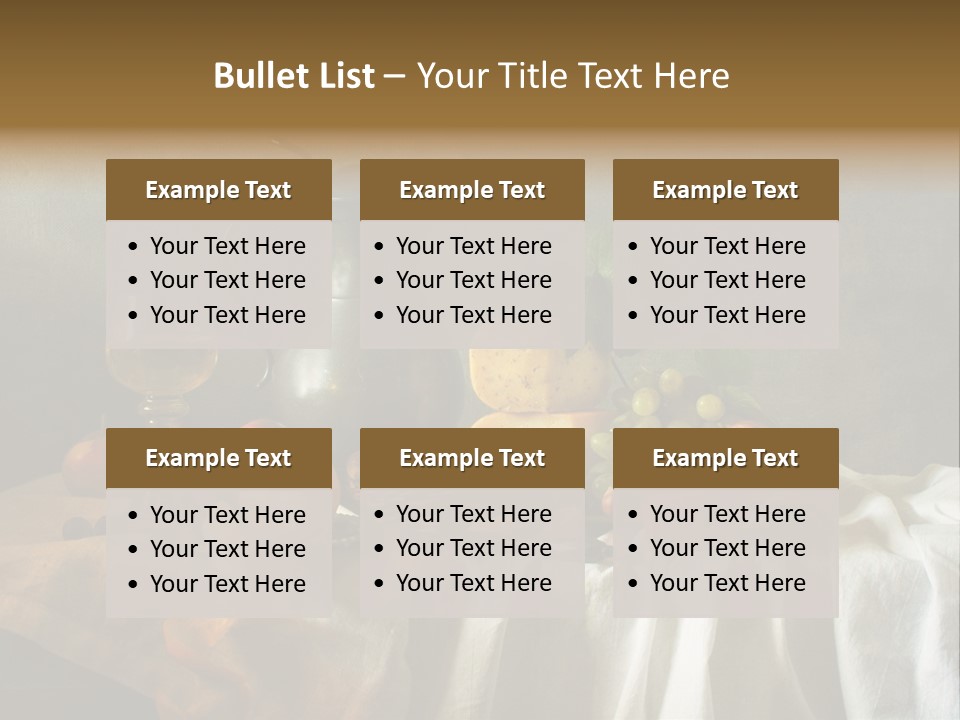 Walnut Tasty Unusual PowerPoint Template