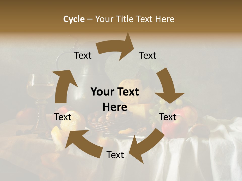 Walnut Tasty Unusual PowerPoint Template