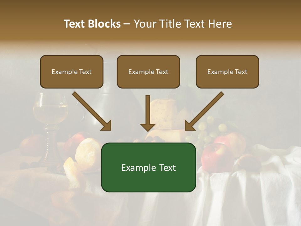 Walnut Tasty Unusual PowerPoint Template