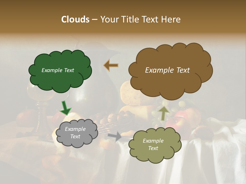 Walnut Tasty Unusual PowerPoint Template