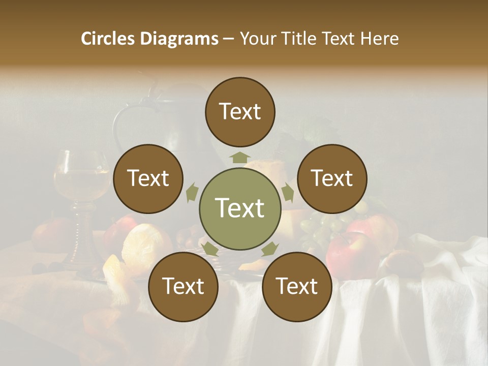 Walnut Tasty Unusual PowerPoint Template