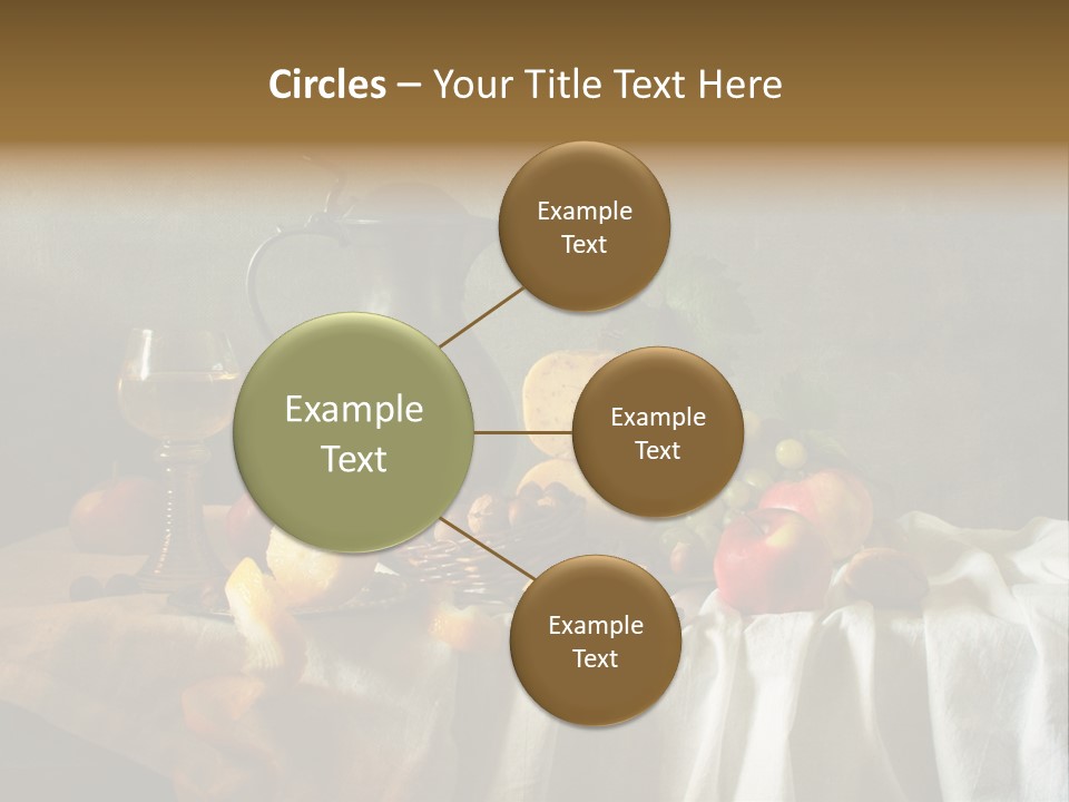 Walnut Tasty Unusual PowerPoint Template