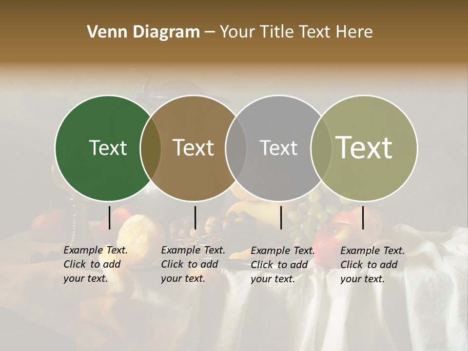 Walnut Tasty Unusual PowerPoint Template