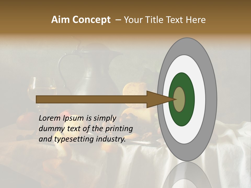 Walnut Tasty Unusual PowerPoint Template