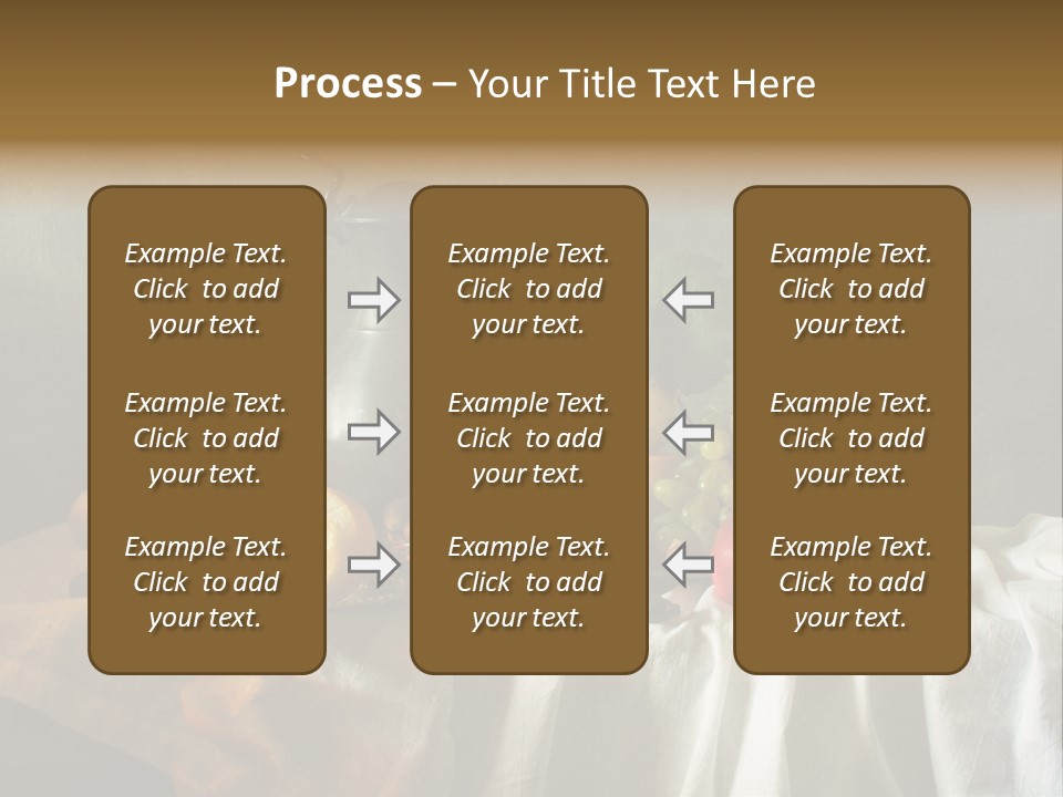 Walnut Tasty Unusual PowerPoint Template