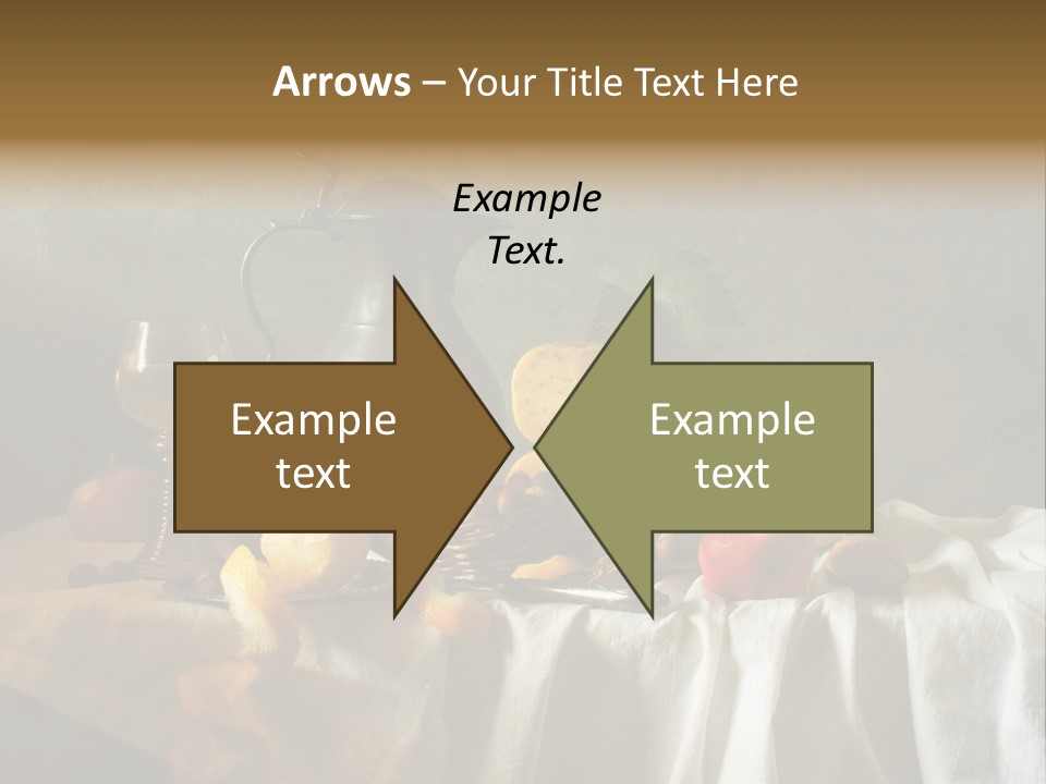 Walnut Tasty Unusual PowerPoint Template