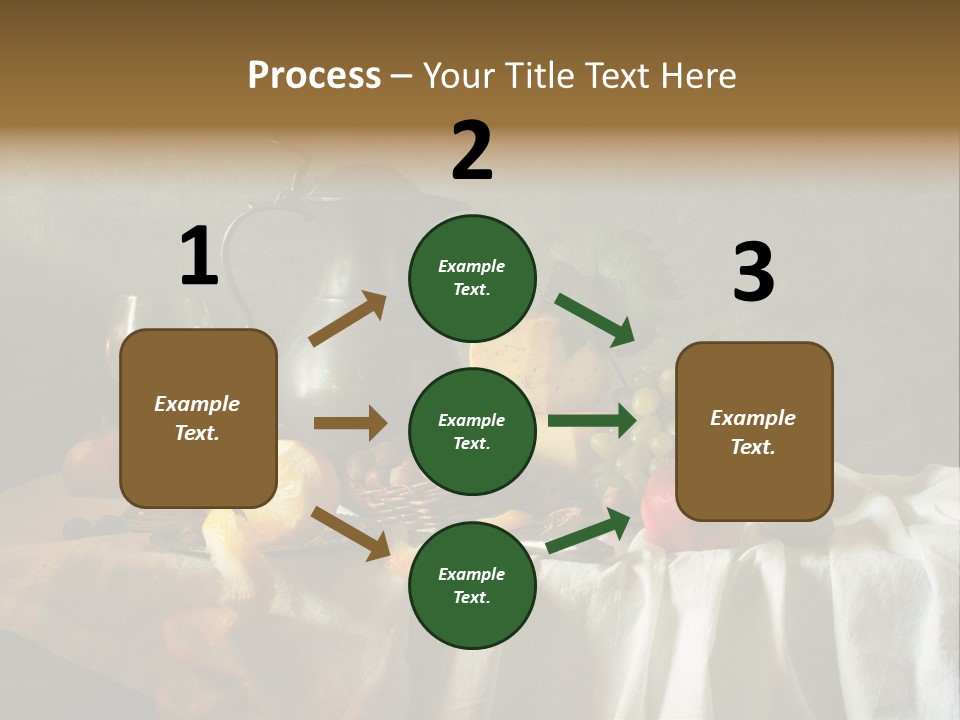 Walnut Tasty Unusual PowerPoint Template