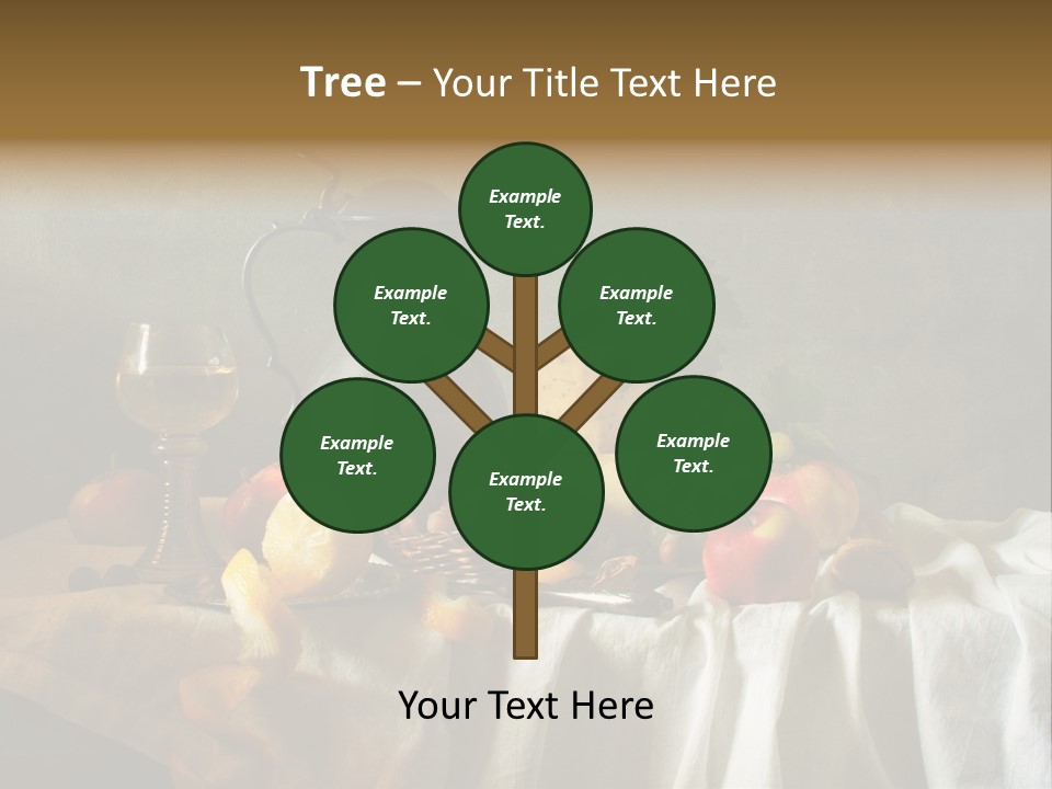 Walnut Tasty Unusual PowerPoint Template