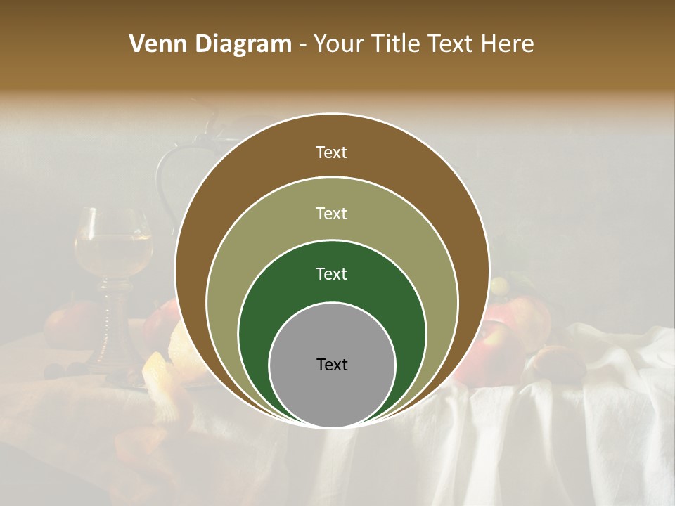 Walnut Tasty Unusual PowerPoint Template