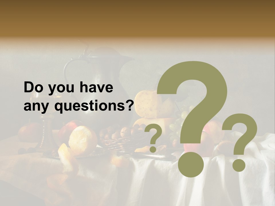 Walnut Tasty Unusual PowerPoint Template