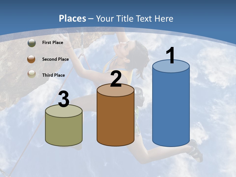 Explore Height Motivational PowerPoint Template