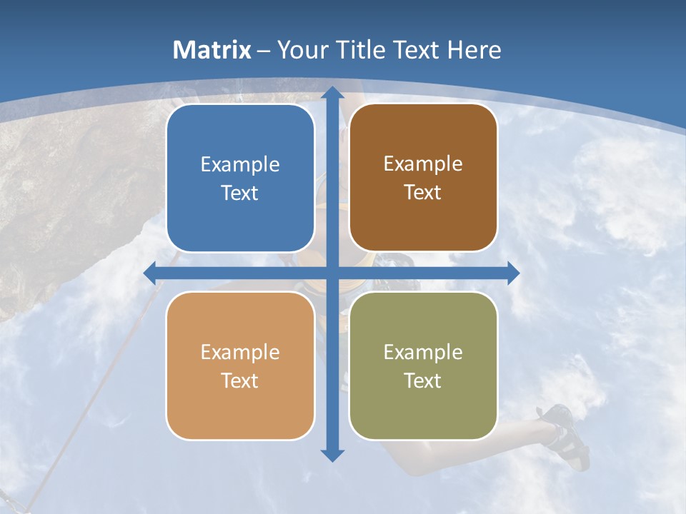 Explore Height Motivational PowerPoint Template