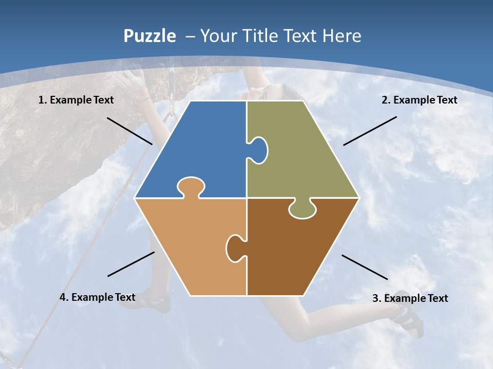 Explore Height Motivational PowerPoint Template